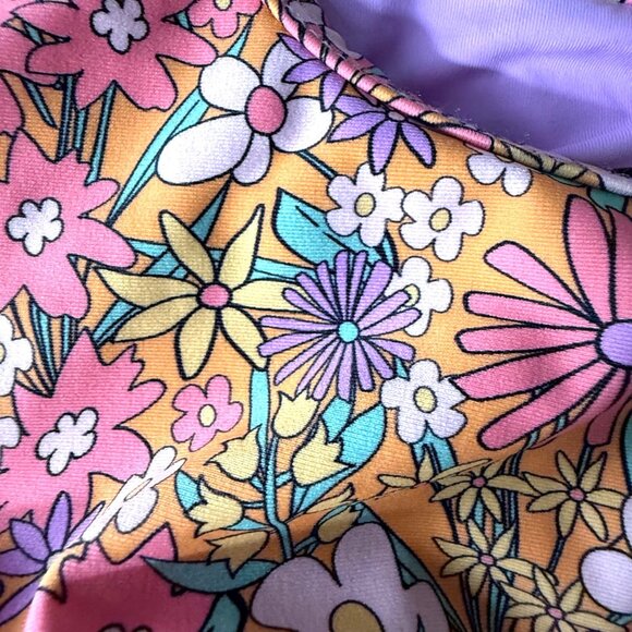 Blackbough Womens Floral Bikini Top S - Picture 5 of 7